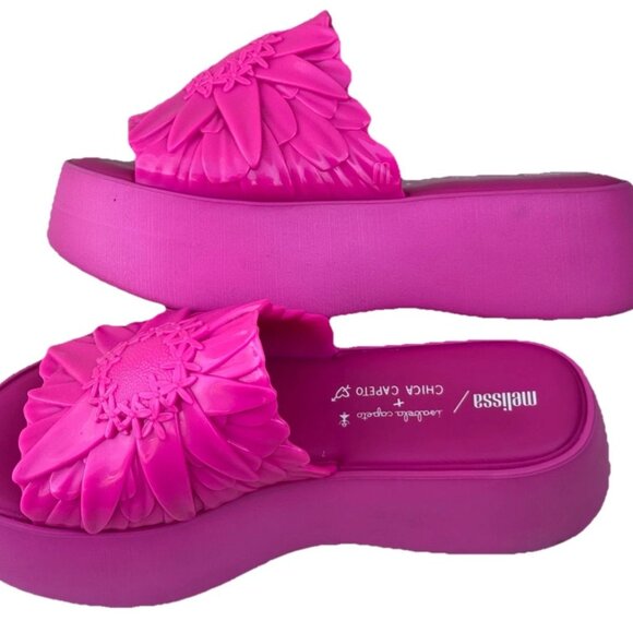 Melissa x Isabela Capeto Shoes - Melissa x Isabela Capeto + Chica Capeto Wedge Sandals Women's Size 8.5 Pink
